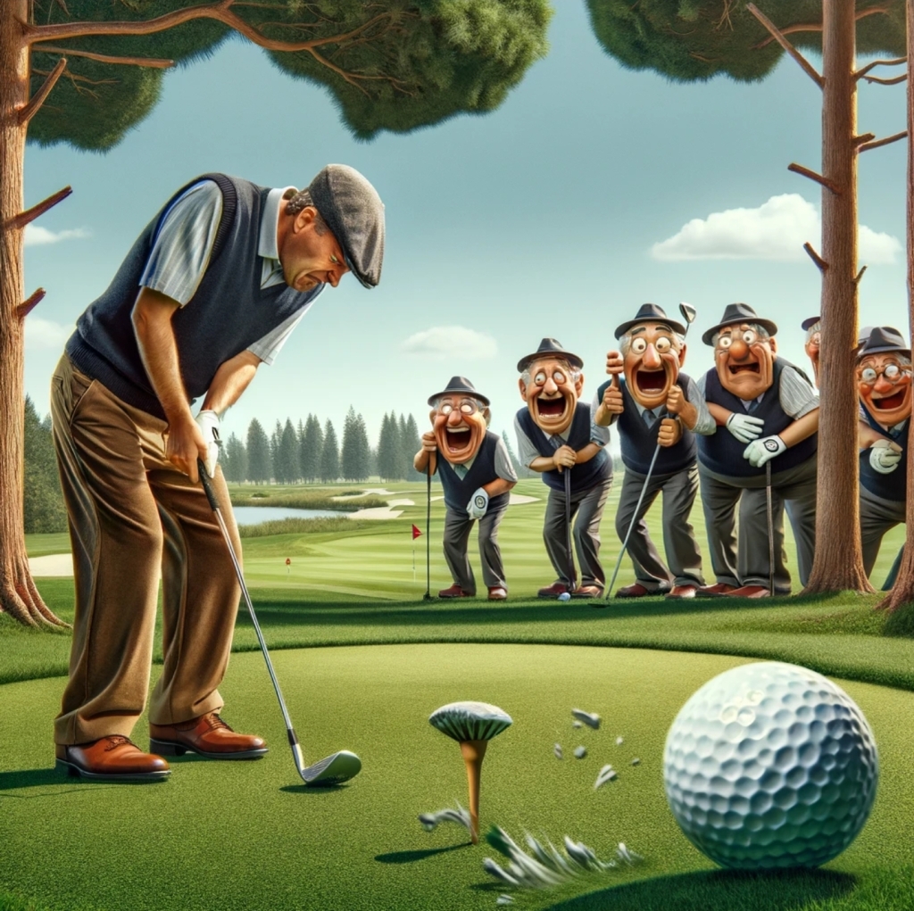 Slicing into Laughter: A Golfers Misadventure